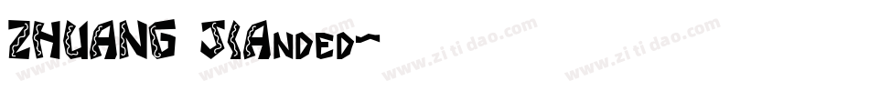 ZHUANG JIAnded字体转换